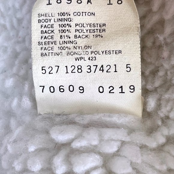 VTG Levis' Acid Wash Jean Sherpa Trucker Jacket - Picture 8 of 12